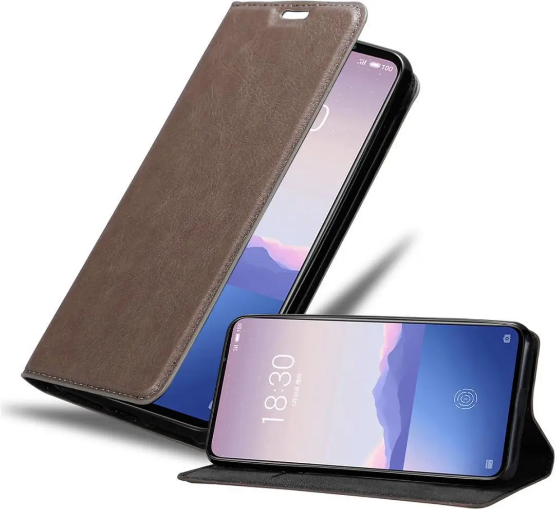Cadorabo Hoesje geschikt voor MEIZU 16Xs in KOFFIE BRUIN