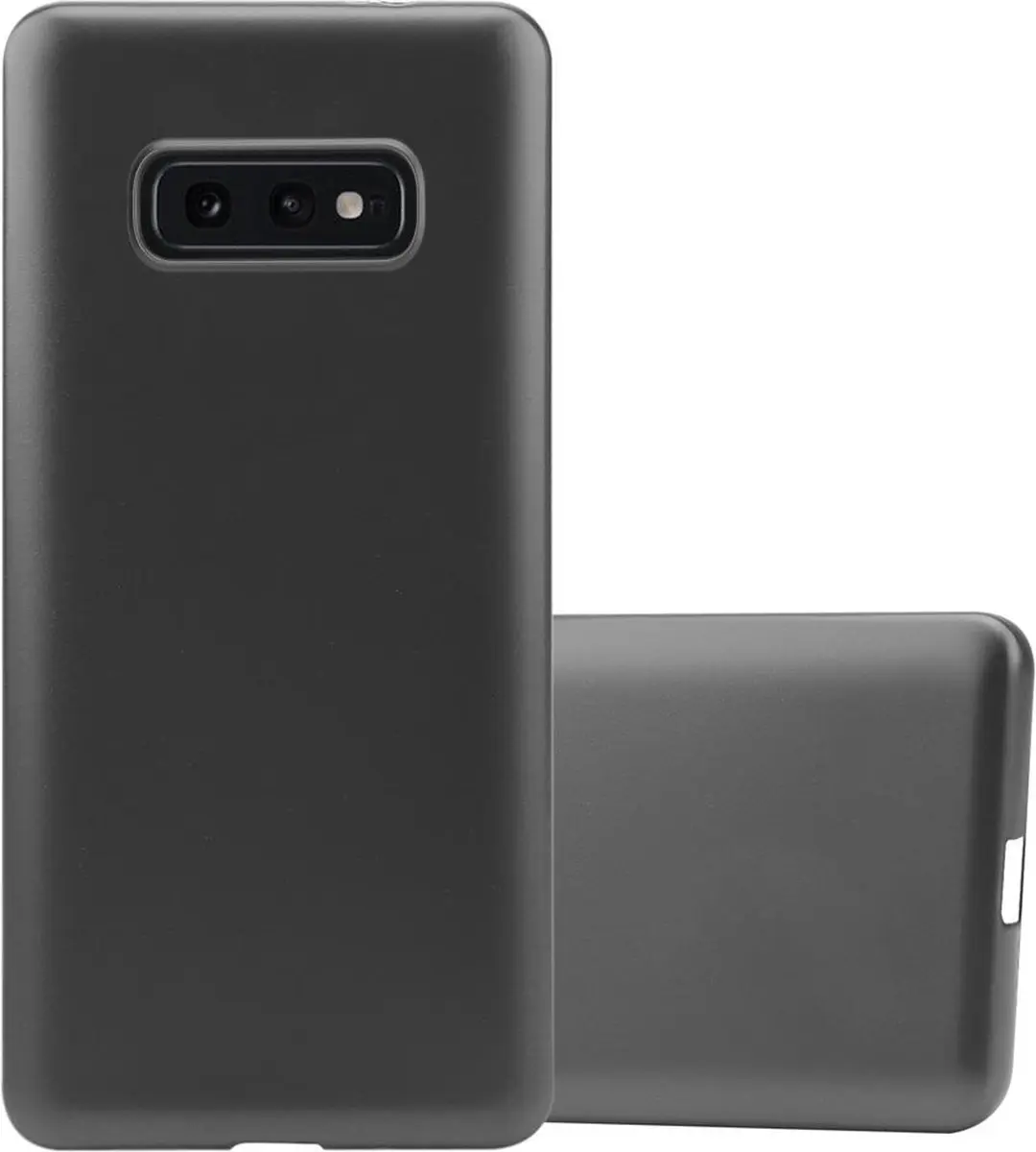 Cadorabo Hoesje geschikt voor Samsung Galaxy S10e in METALLIC GRIJS