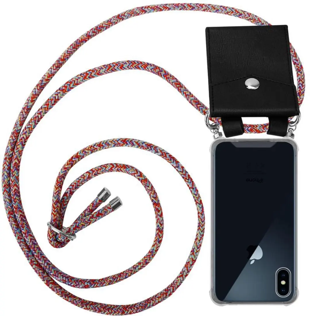 Cadorabo Hoesje geschikt voor Apple iPhone X / XS in KLEURRIJKE PAPEGAAI