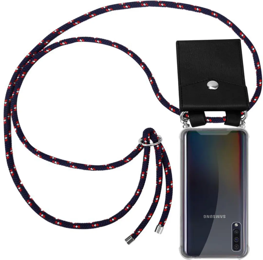 Cadorabo Hoesje geschikt voor Samsung Galaxy A50 4G / A50s / A30s in BLAUW ROOD