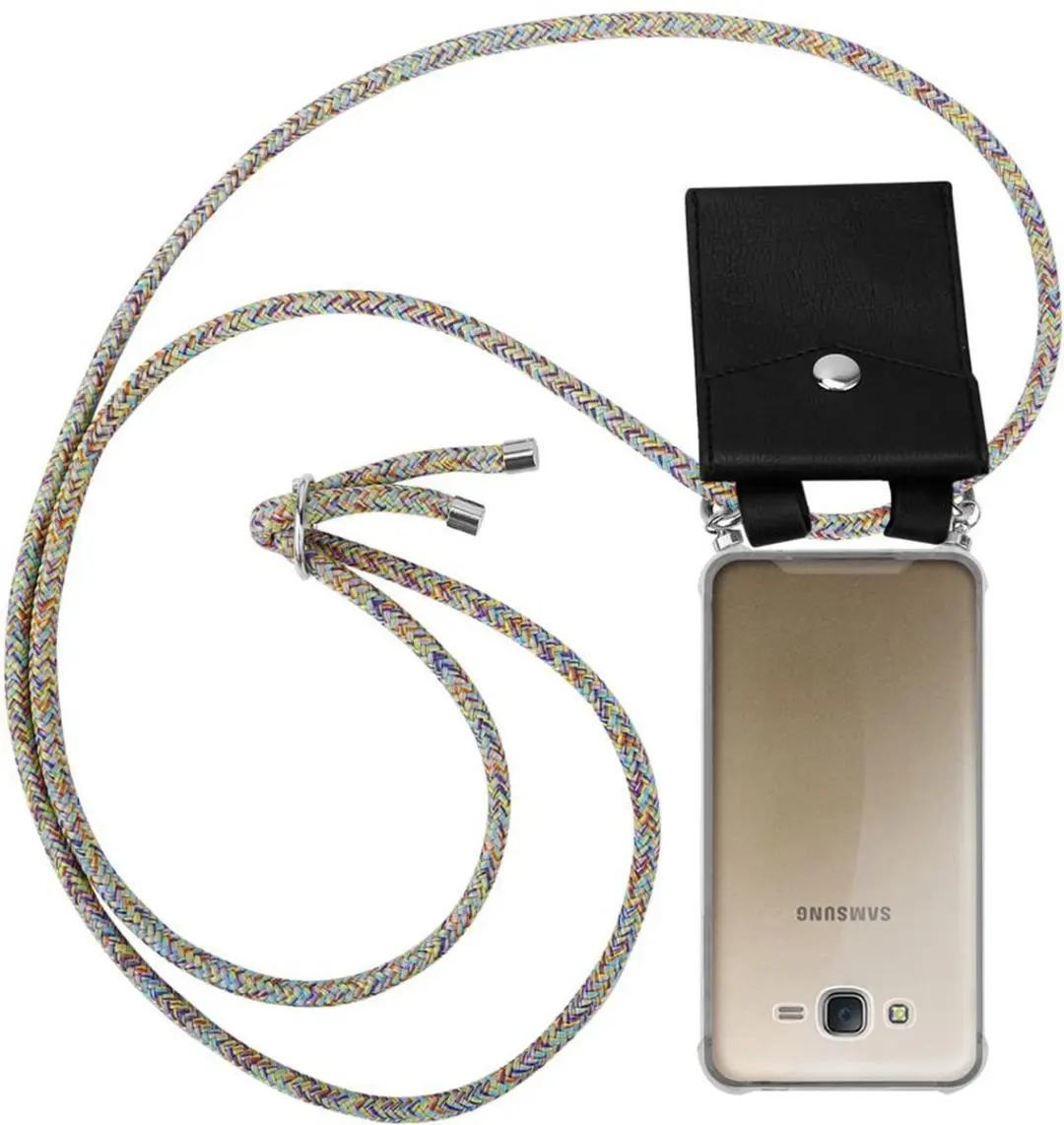 Cadorabo Hoesje geschikt voor Samsung Galaxy J7 2015 in REGENBOOG