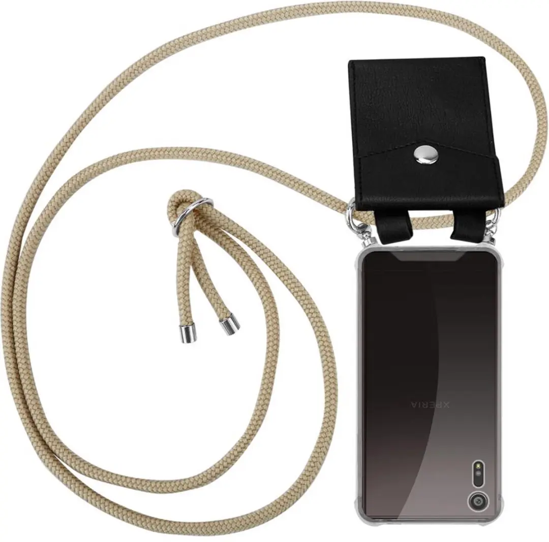 Cadorabo Hoesje geschikt voor Sony Xperia XZ / XZs in GLANZEND BRUIN