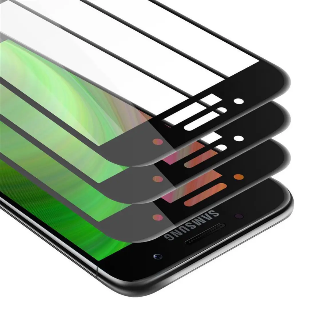 Cadorabo 3x Screenprotector geschikt voor Samsung Galaxy A3 2017 Volledig scherm