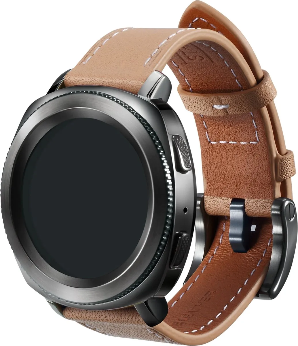 Samsung Leren Bandje Gear Sport GP-R600BREEBAA - Bruin