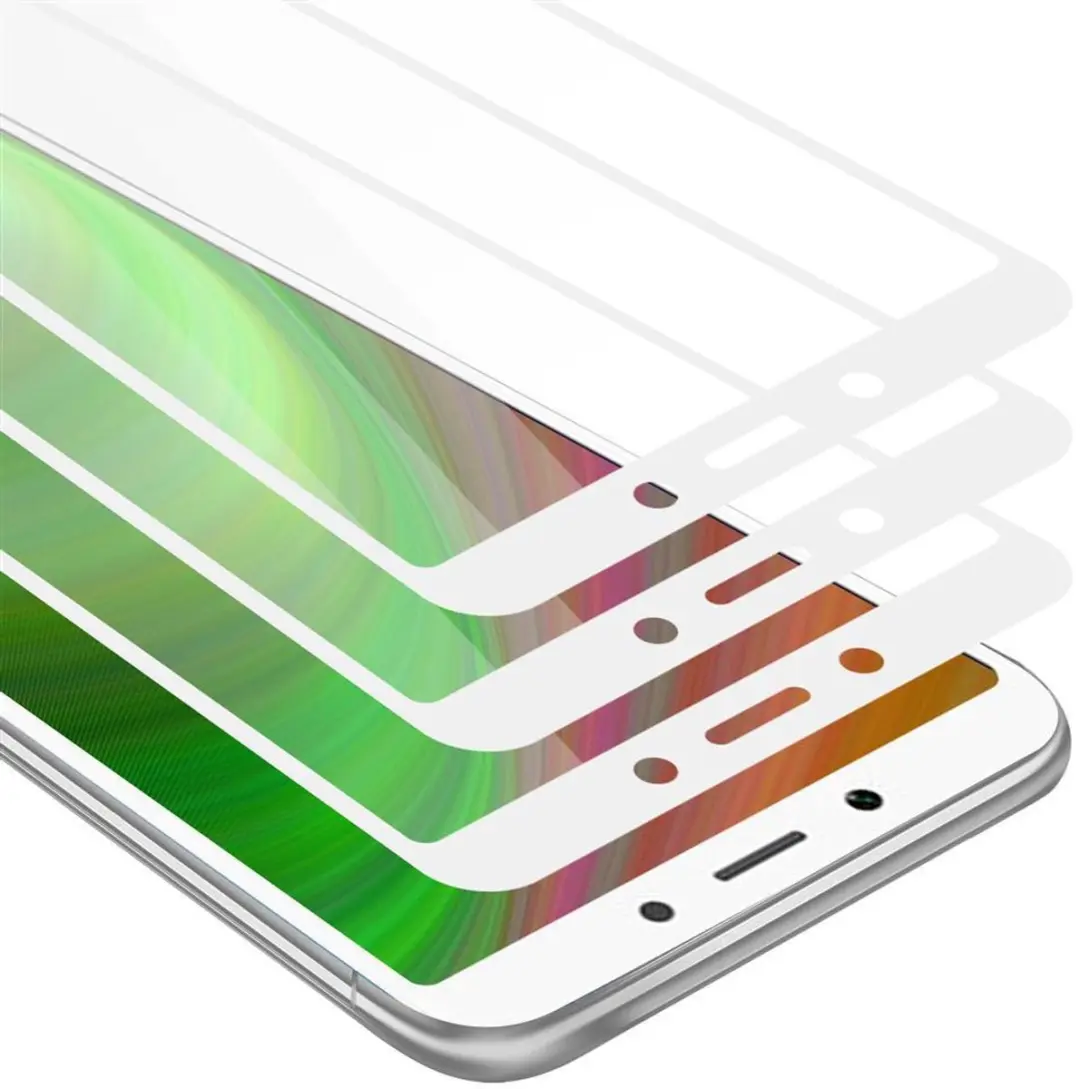 Cadorabo 3x Screenprotector geschikt voor Xiaomi RedMi 6A Volledig scherm pantse