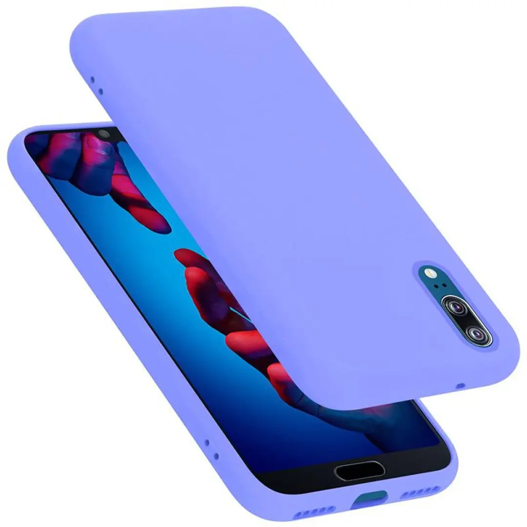 Cadorabo Hoesje geschikt voor Huawei P20 in LIQUID LICHT PAARS