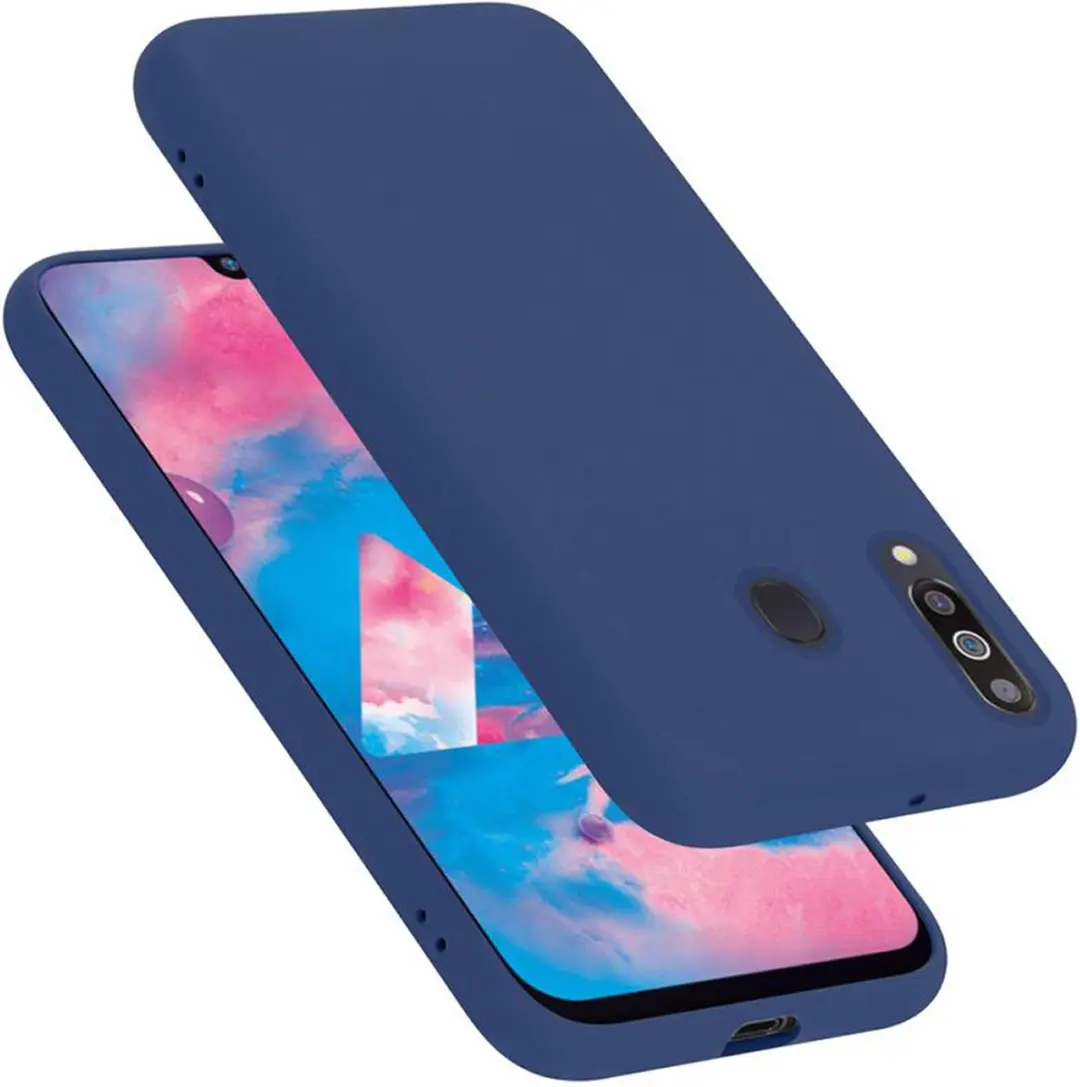 Cadorabo Hoesje geschikt voor Samsung Galaxy M30 / A40s in LIQUID BLAUW