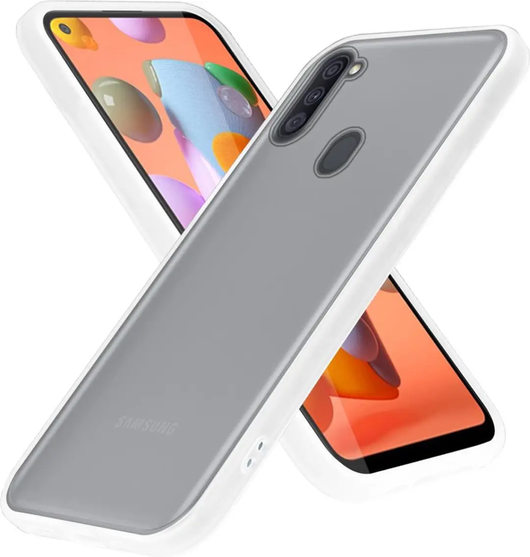 Cadorabo Hoesje geschikt voor Samsung Galaxy A11 / M11 in Mat Transparant