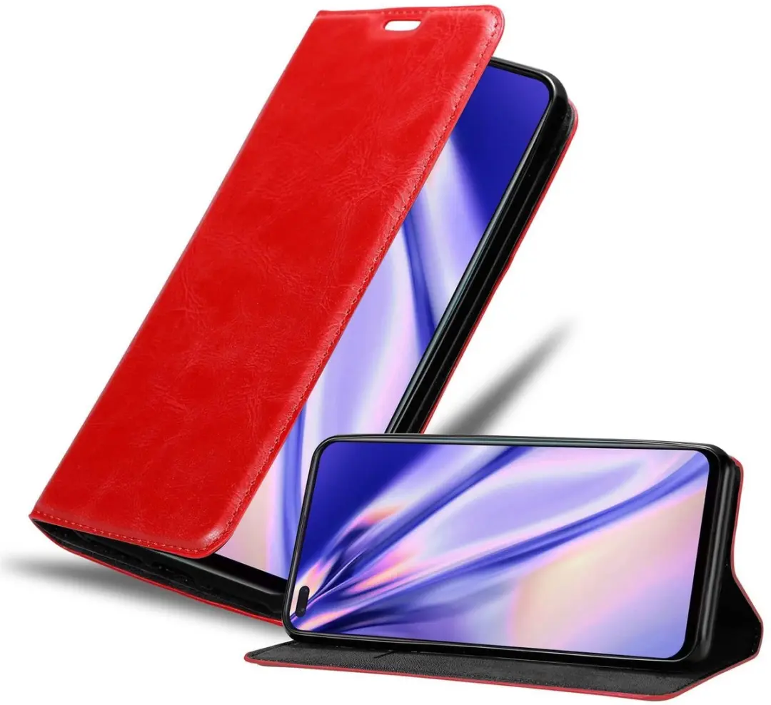 Cadorabo Hoesje geschikt voor Oppo Reno4 PRO in APPEL ROOD