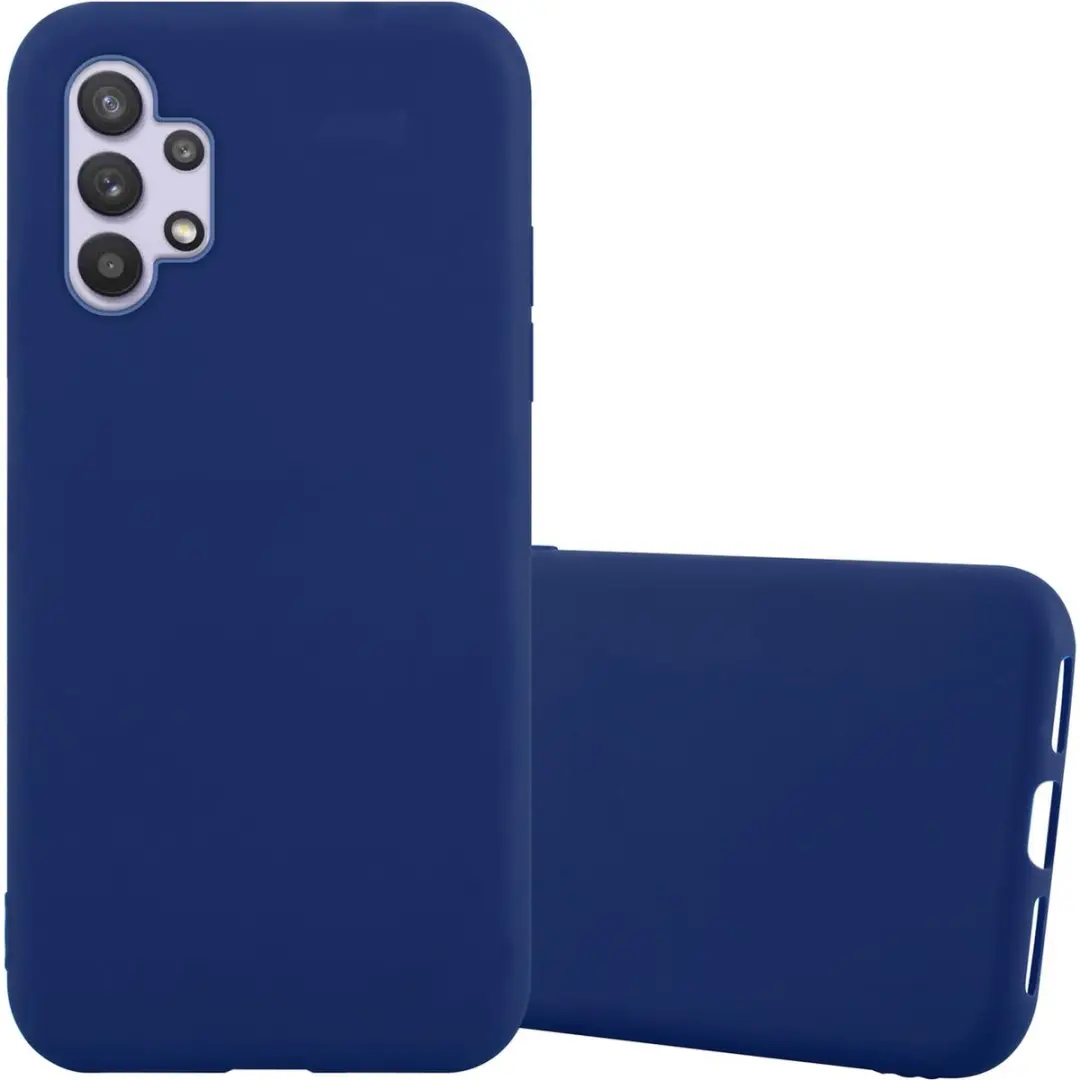 Cadorabo Hoesje geschikt voor Samsung Galaxy A32 5G in CANDY DONKER BLAUW