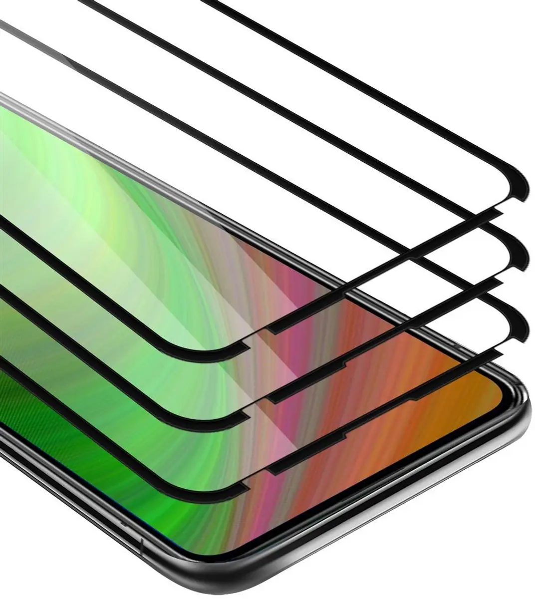 Cadorabo 3x Screenprotector geschikt voor Asus ZenFone 7 Volledig scherm pantser