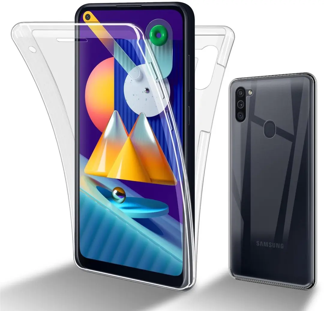 Cadorabo Hoesje geschikt voor Samsung Galaxy A11 / M11 in TRANSPARANT