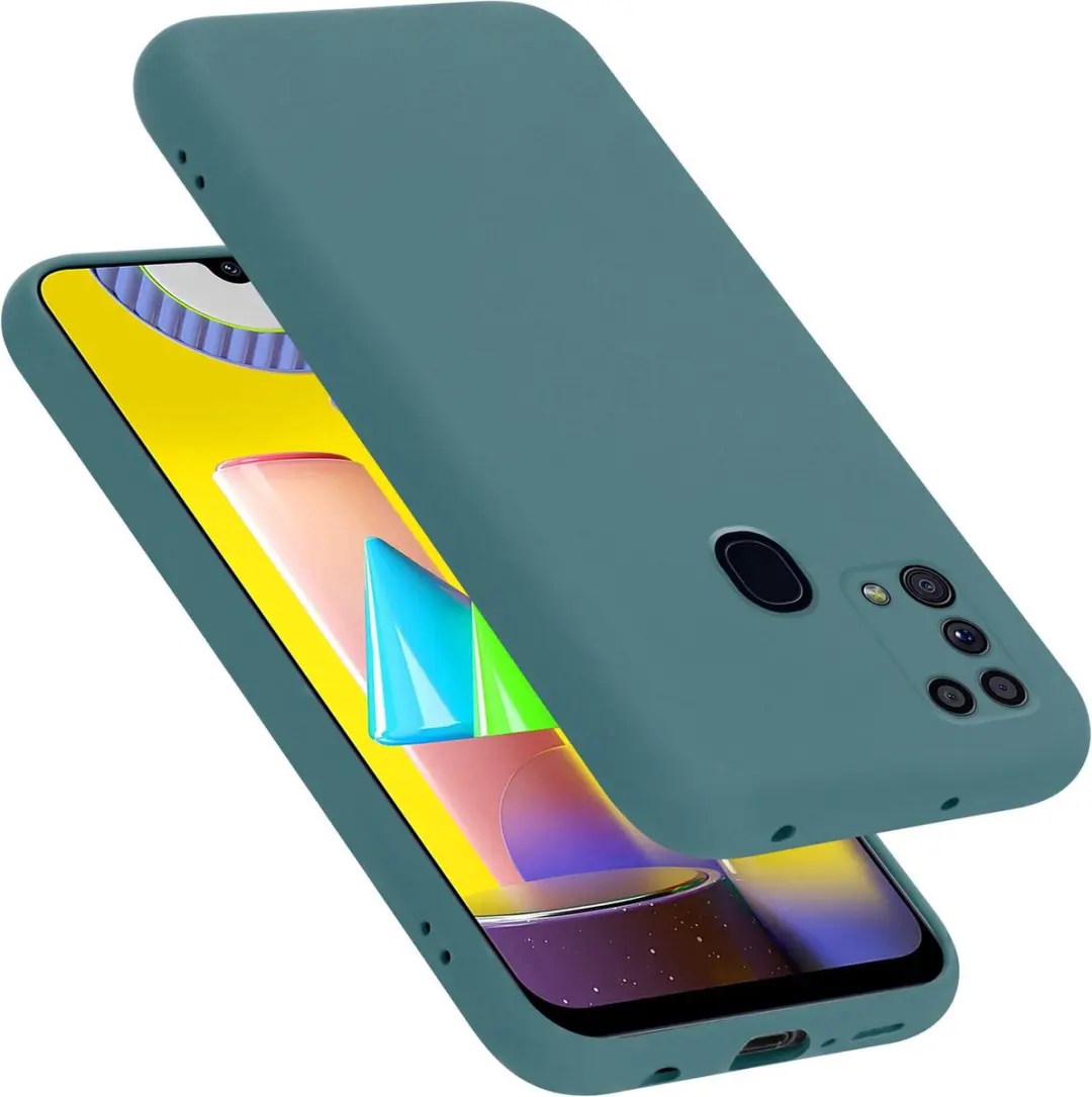 Cadorabo Hoesje geschikt voor Samsung Galaxy M31 in LIQUID GROEN