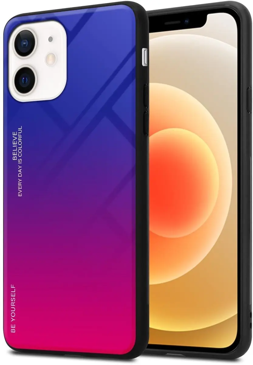Cadorabo Hoesje geschikt voor Apple iPhone 12 MINI in PAARS