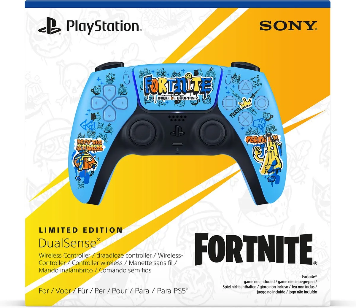 Sony PlayStation PS5 DualSense Controller Fortnite Limited Edition - 1000045435