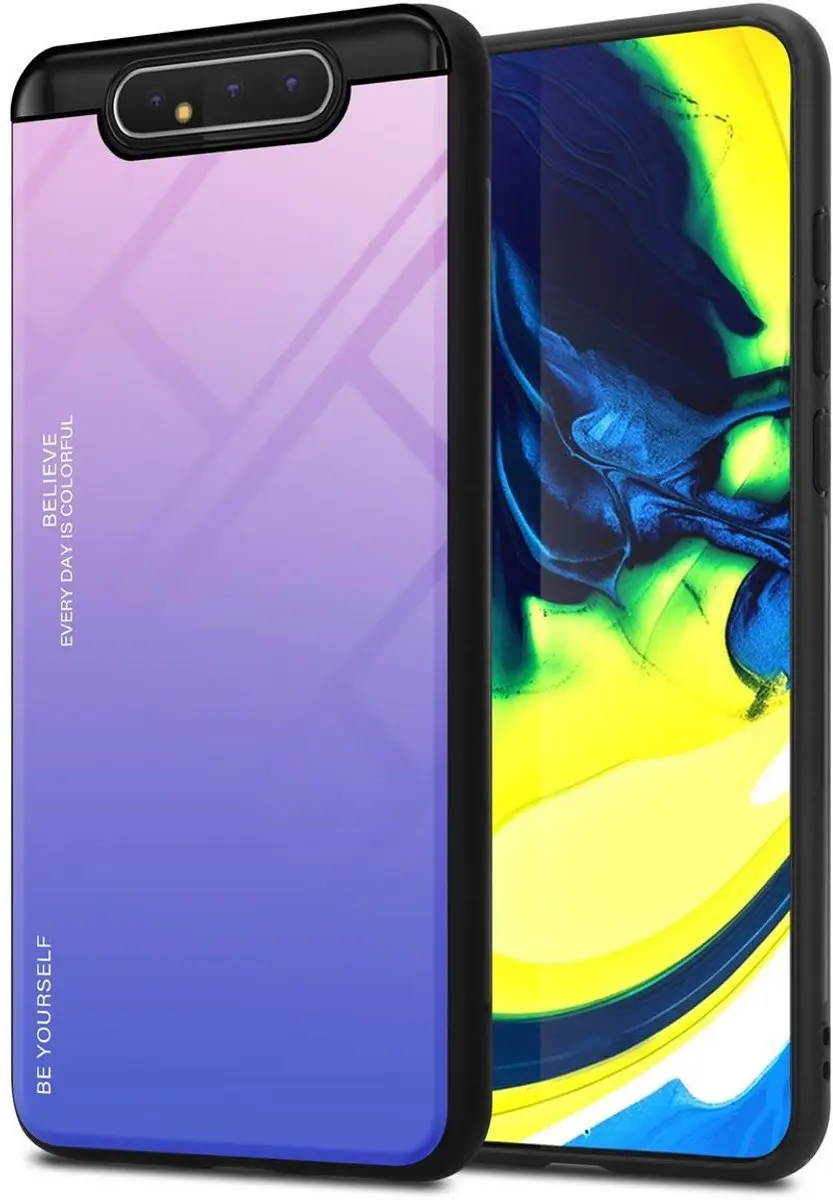 Cadorabo Hoesje geschikt voor Samsung Galaxy A80 / A90 4G in ROZE