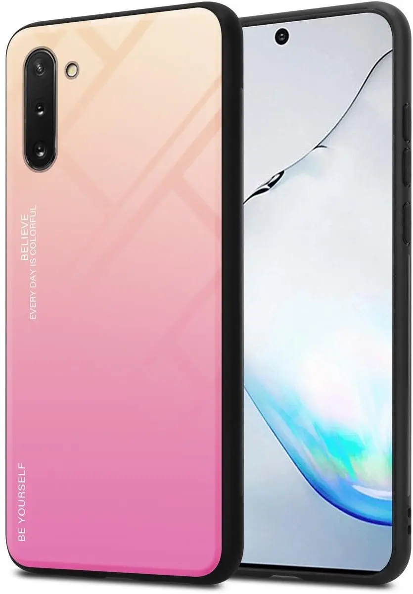Cadorabo Hoesje geschikt voor Samsung Galaxy NOTE 10 in GEEL