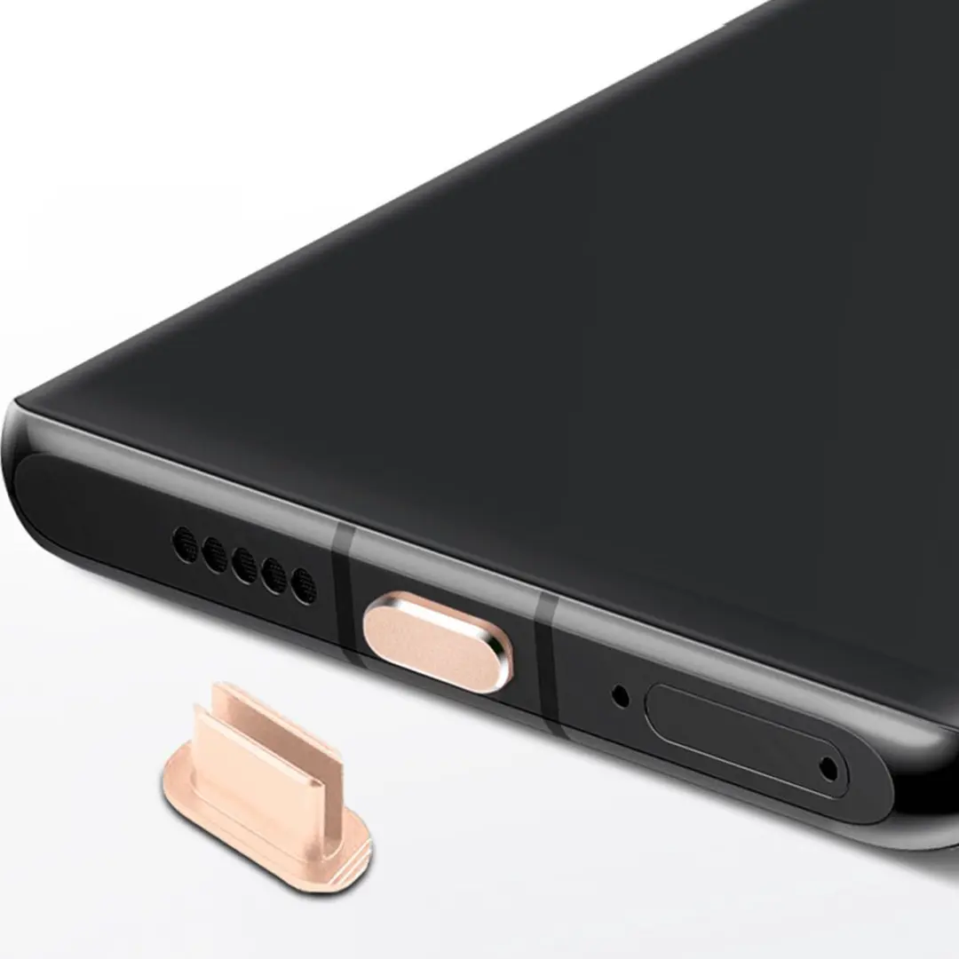 Cadorabo Beschermkap geschikt voor USB C in GOUD