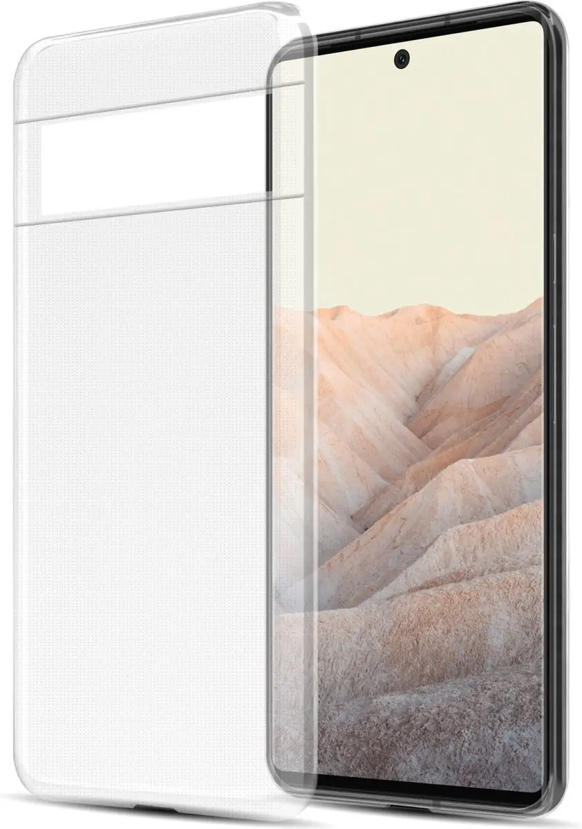 Cadorabo Hoesje geschikt voor Google PIXEL 6 PRO in VOLLEDIG TRANSPARANT