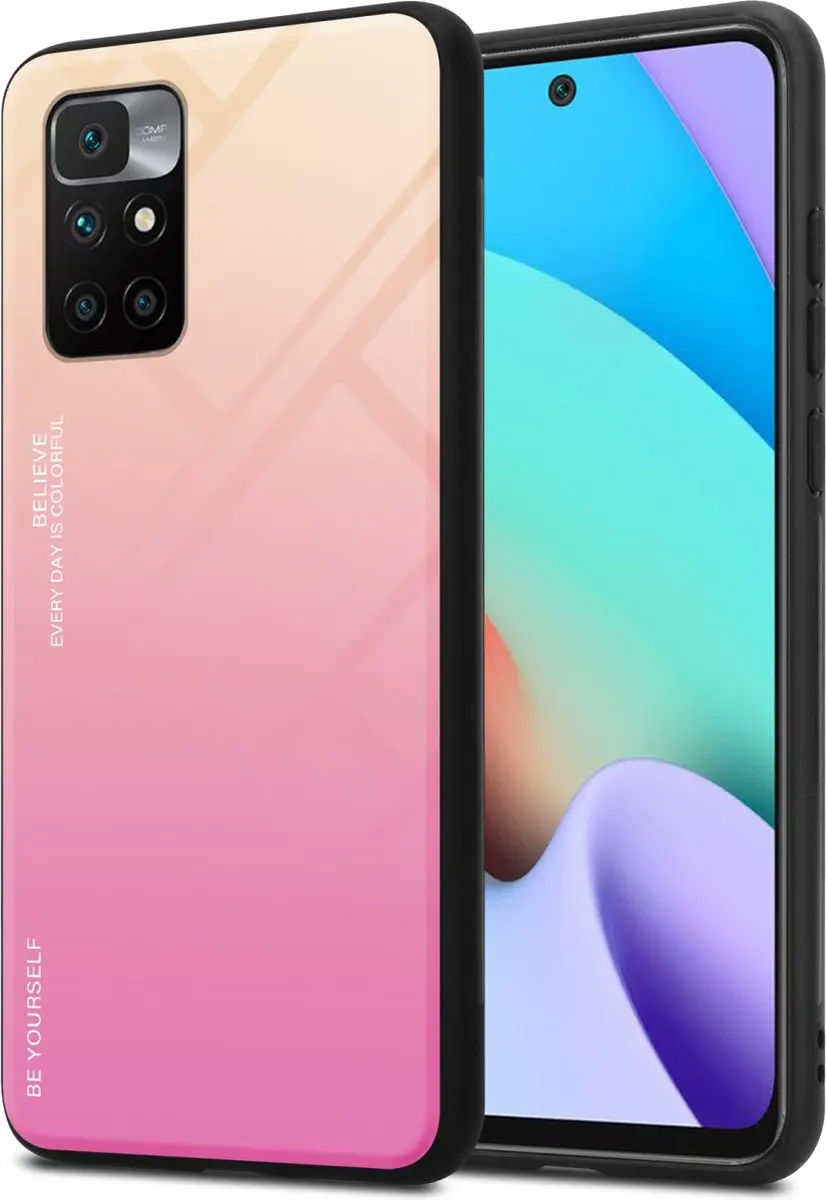 Cadorabo Hoesje geschikt voor Xiaomi RedMi 10 in GEEL