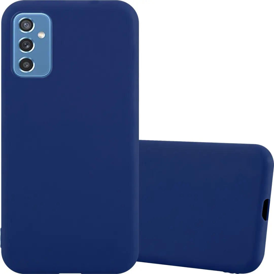 Cadorabo Hoesje geschikt voor Samsung Galaxy M52 5G in CANDY DONKER BLAUW
