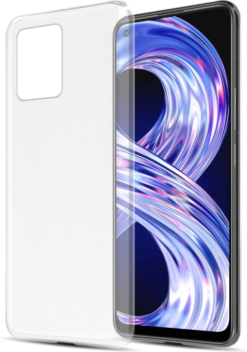 Cadorabo Hoesje geschikt voor Realme 8 4G / 8 PRO in VOLLEDIG TRANSPARANT