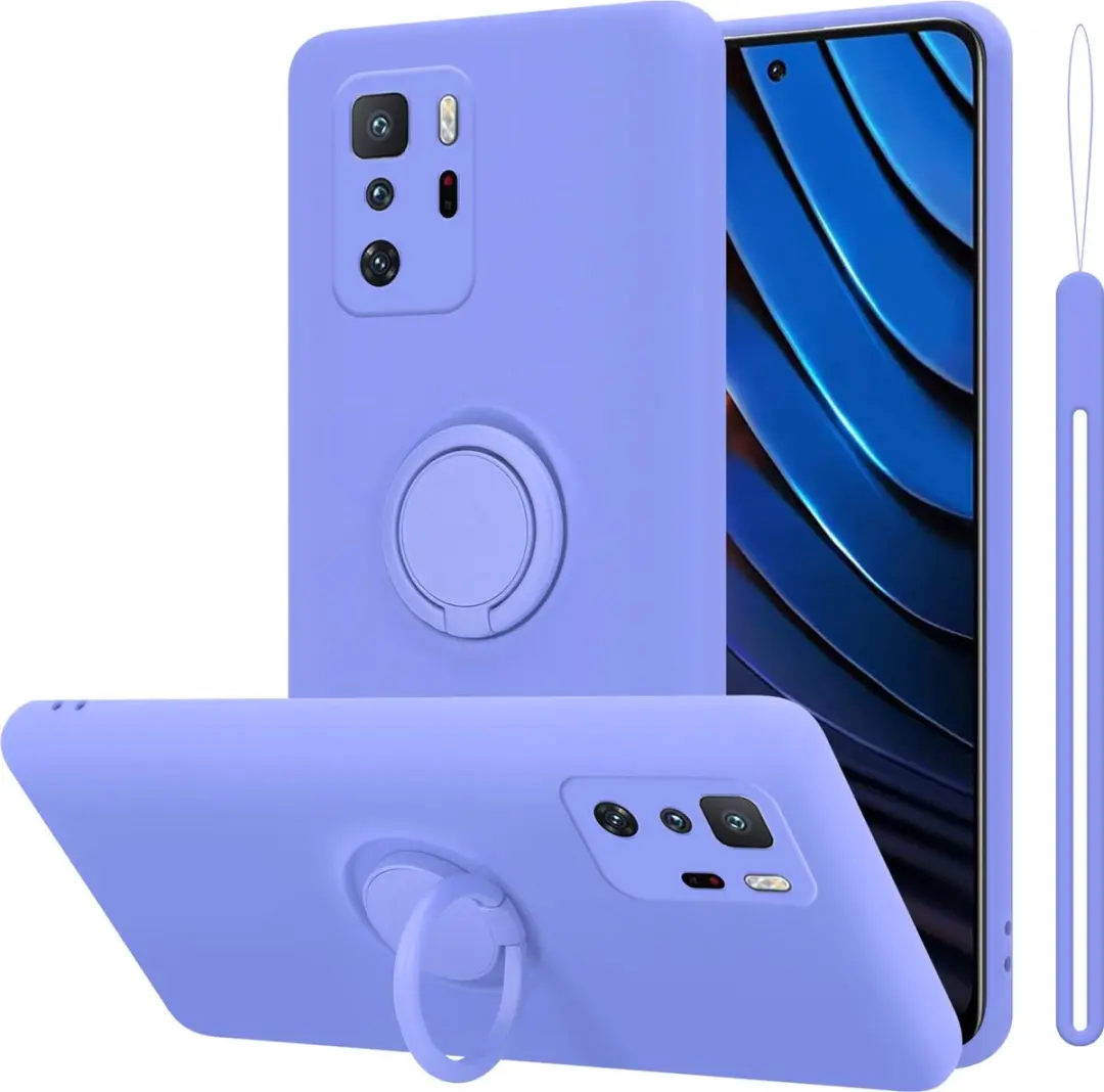 Cadorabo Hoesje geschikt voor Xiaomi POCO X3 GT in LIQUID LICHT PAARS
