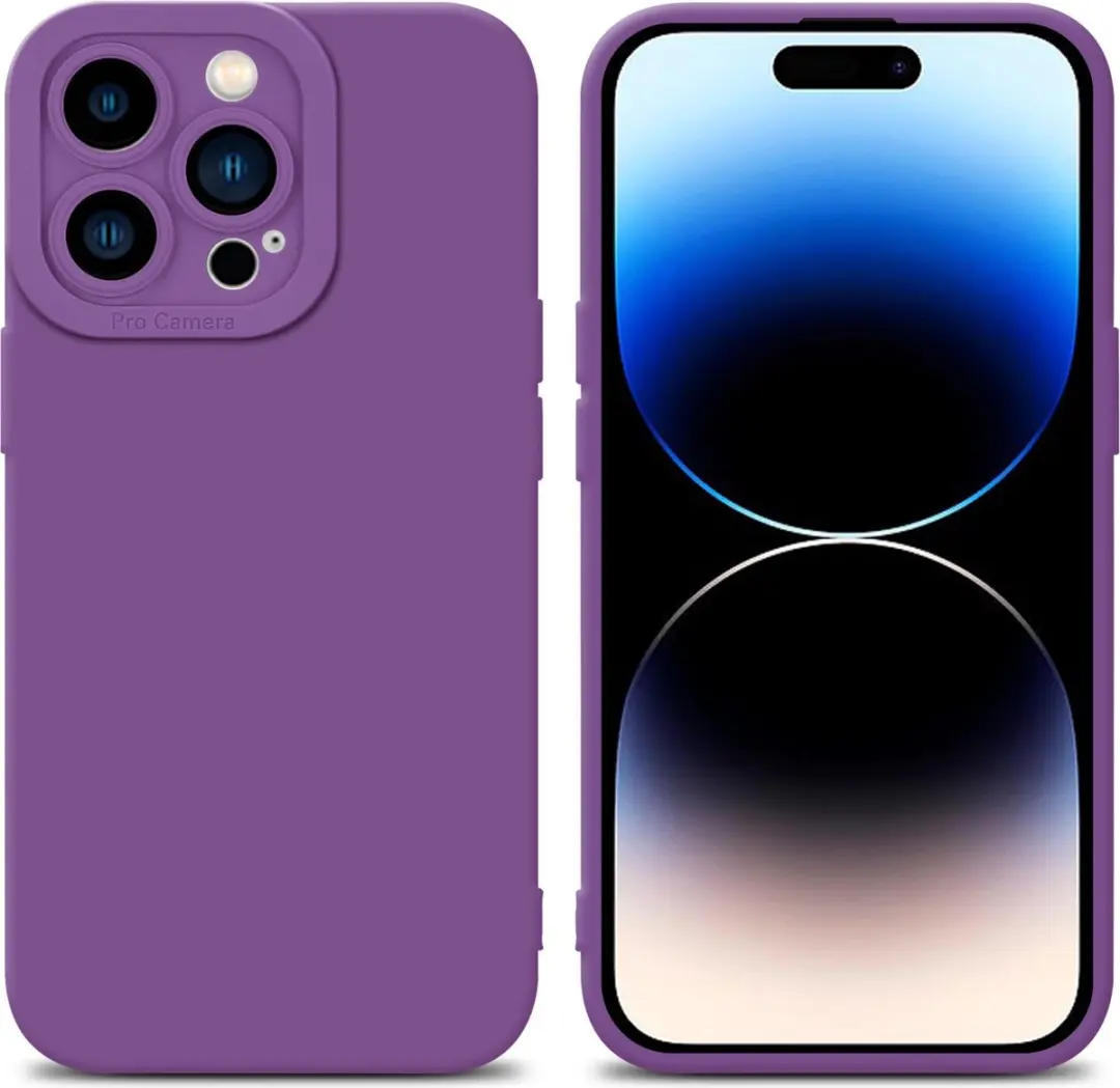 Cadorabo Hoesje geschikt voor Apple iPhone 14 PRO in FLUID MAT PAARS