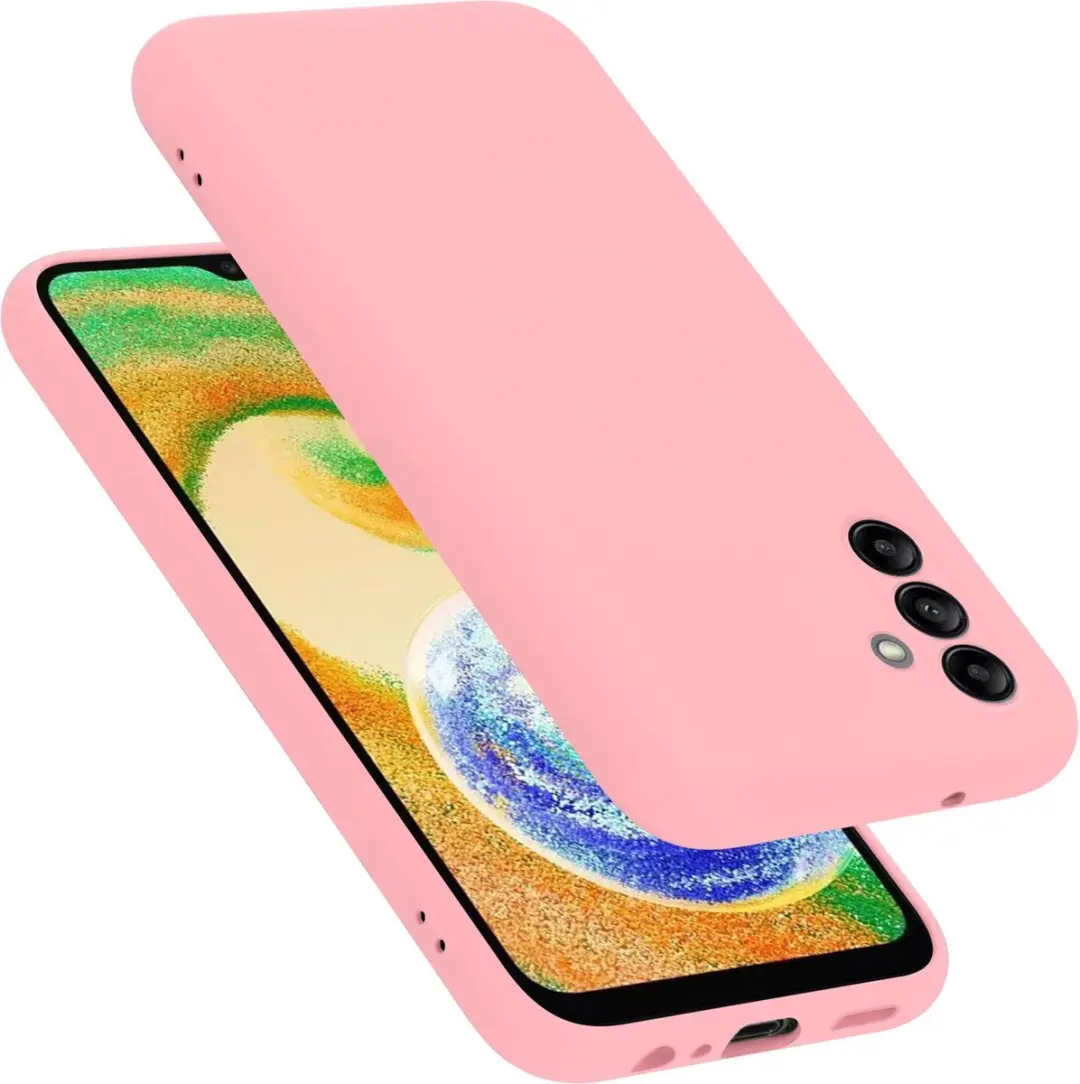 Cadorabo Hoesje geschikt voor Samsung Galaxy A04s in LIQUID ROZE