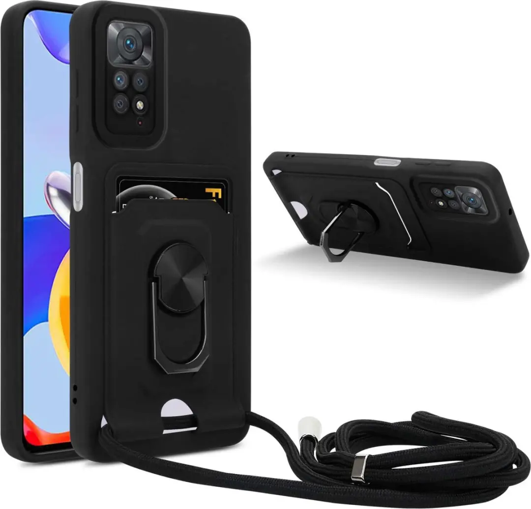 Cadorabo Telefoonketting Hoesje met standfunctie geschikt voor Xiaomi RedMi NOTE