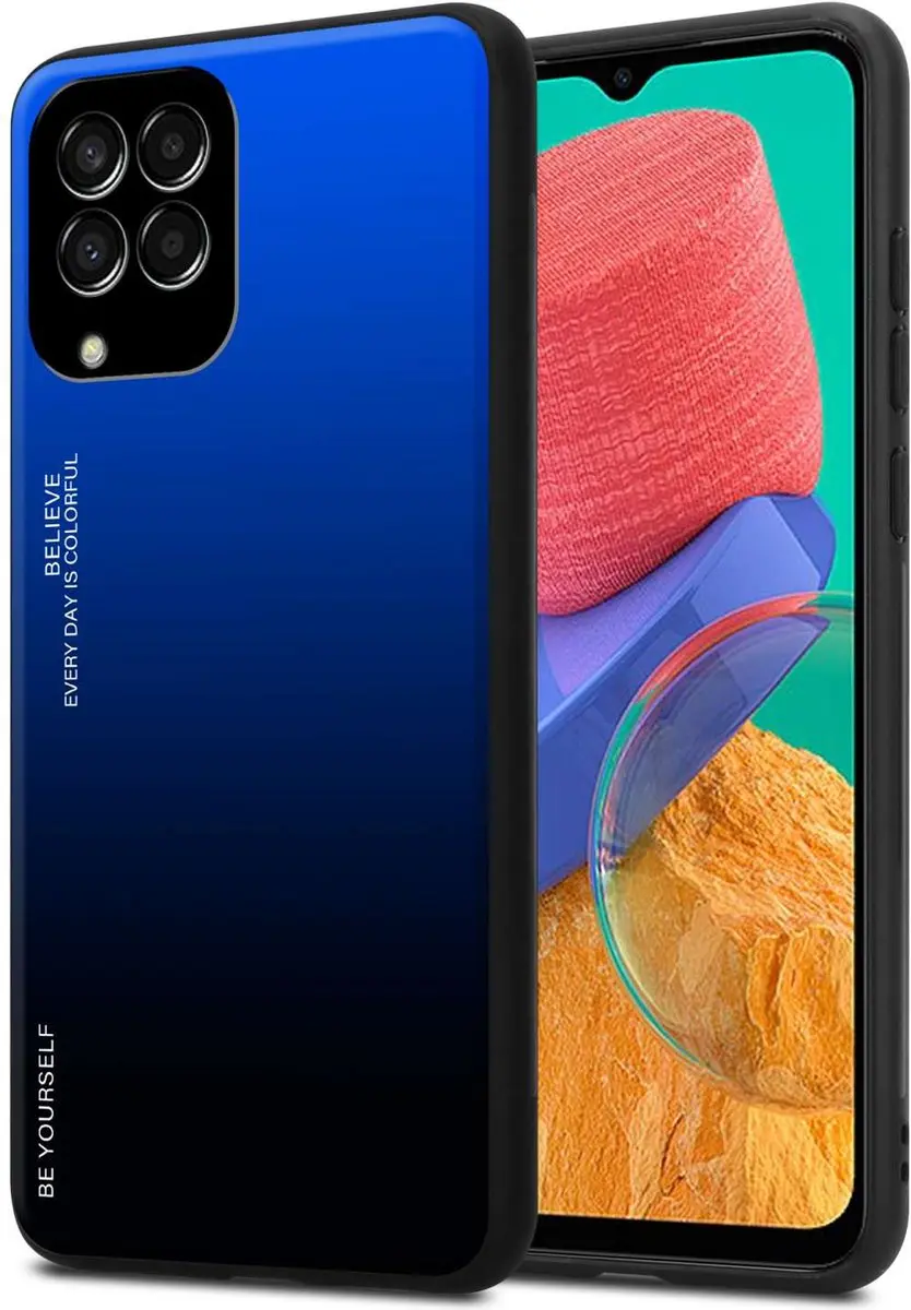 Cadorabo Hoesje geschikt voor Samsung Galaxy M33 5G in BLAUW