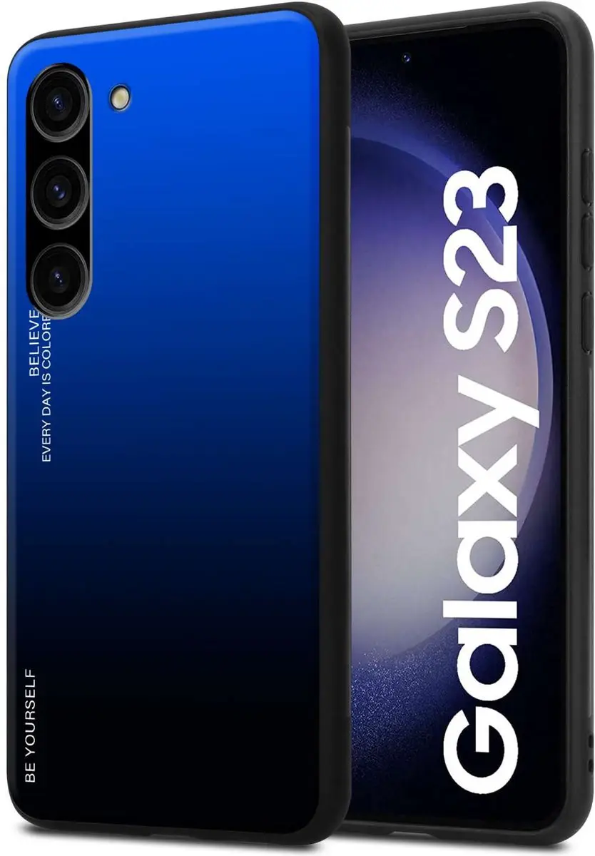 Cadorabo Hoesje geschikt voor Samsung Galaxy S23 in BLAUW