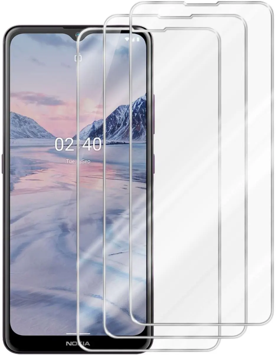 Cadorabo 3x Screenprotector geschikt voor Nokia 2,4