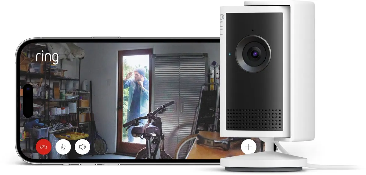 Ring Indoor Camera Plus Beveiligingscamera Wit