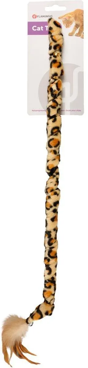 Flamingo Luipaardhengel Kattenspeelgoed 50cm - afbeelding 3 van 4