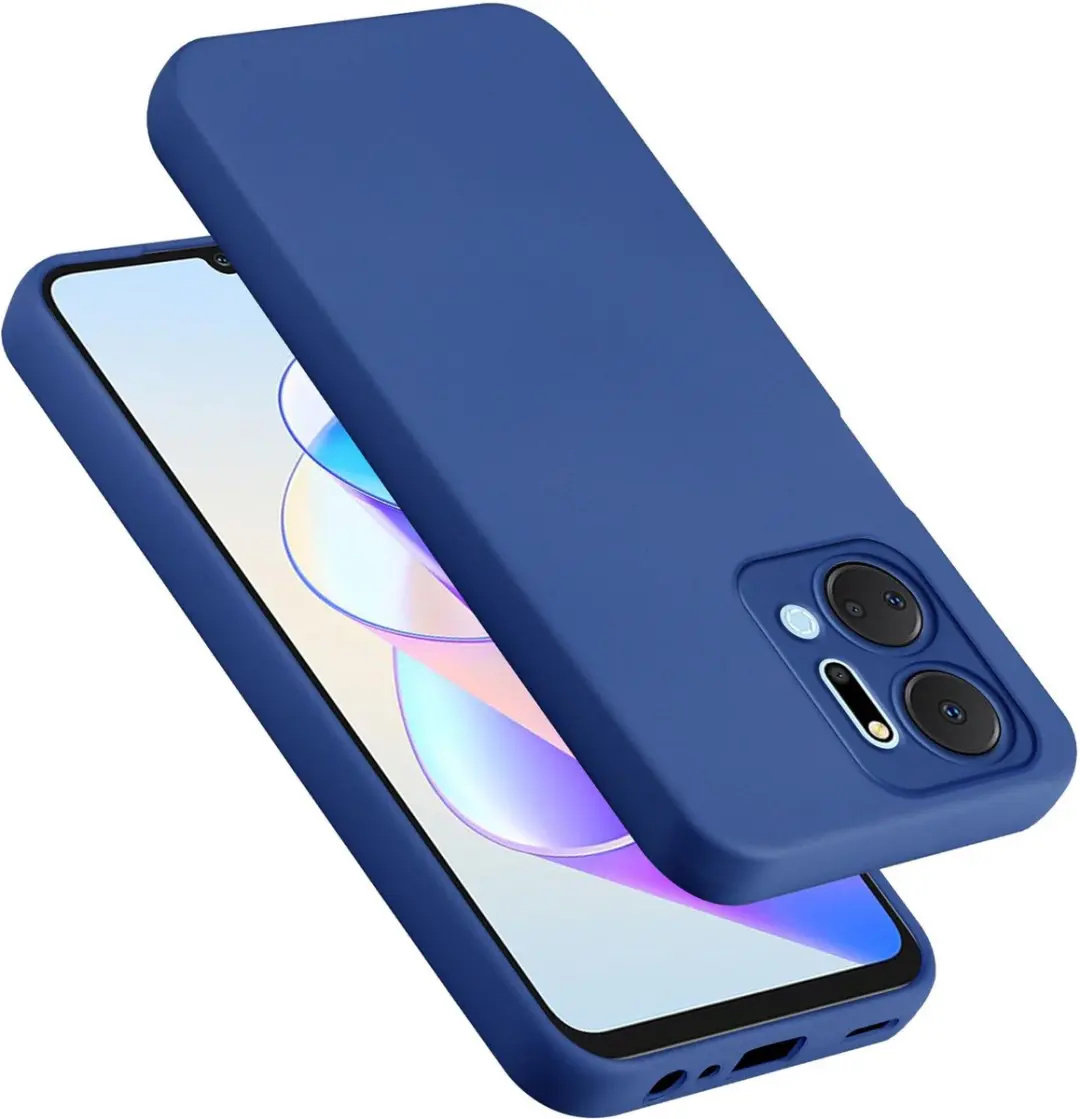 Cadorabo Hoesje geschikt voor Honor x7a in LIQUID BLAUW