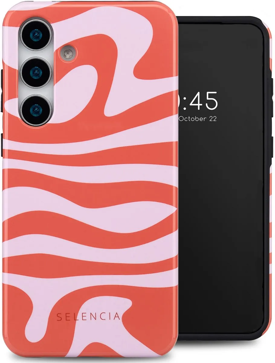 Selencia Hoesje Samsung Galaxy S25 Dream Swirl Pink