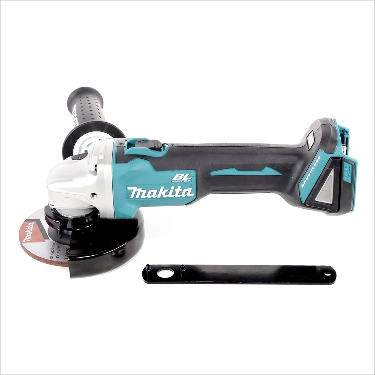Makita DGA 506 RMJ Haakse Slijper 18V - 125mm Borstelloos - 2x 4.0Ah Accu + Lader