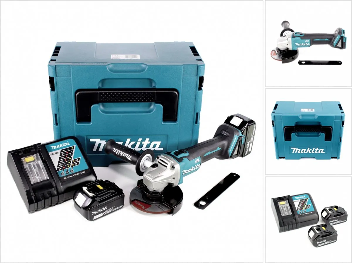 Makita DGA 506 RMJ Haakse Slijper 18V