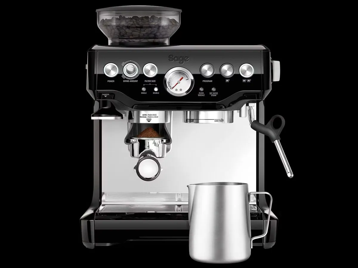 Sage the Barista Impress Black Stainless Steel
