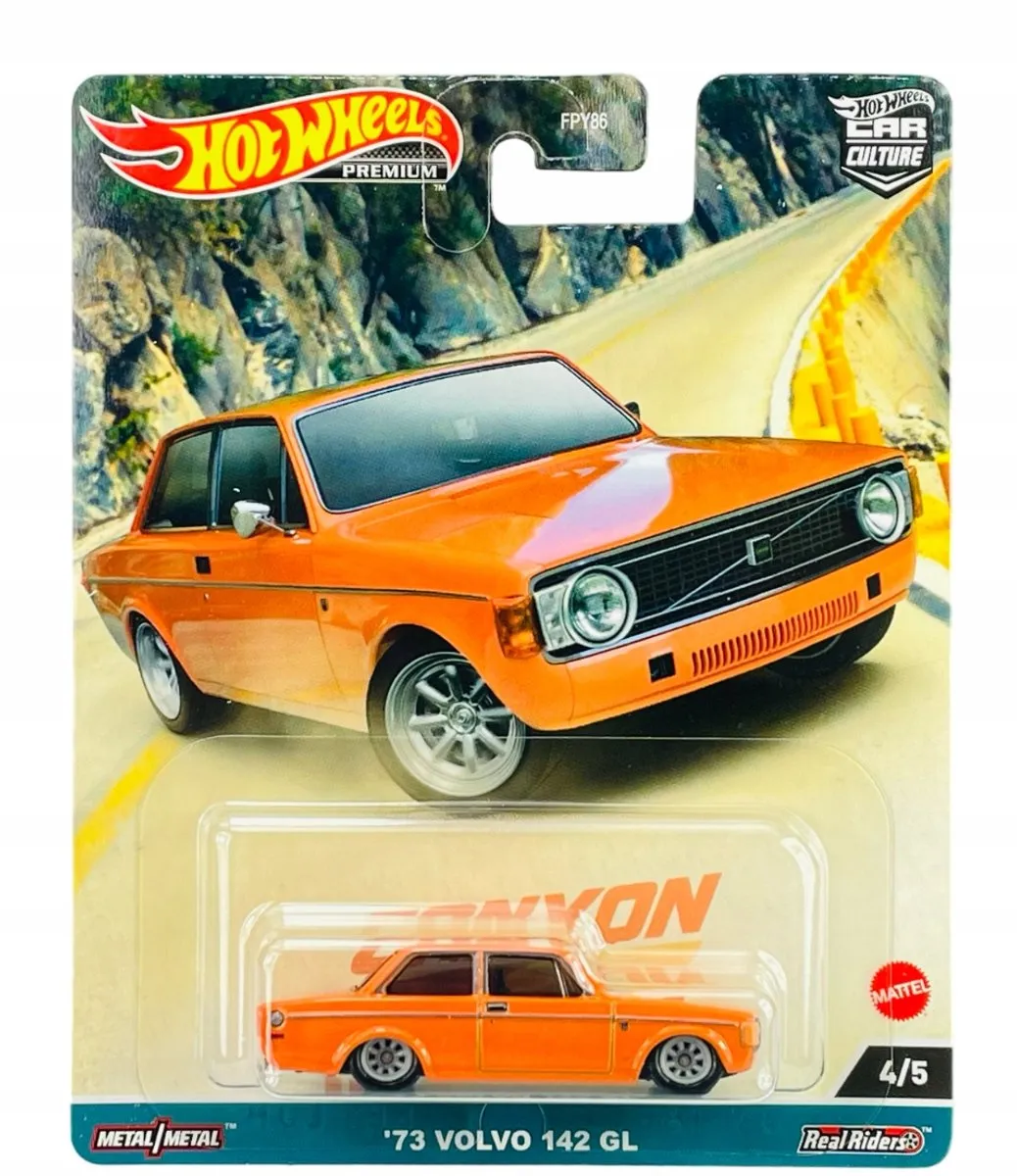Hot Wheels 1973 Volvo 142 GL Canyon Warriors 1:64
