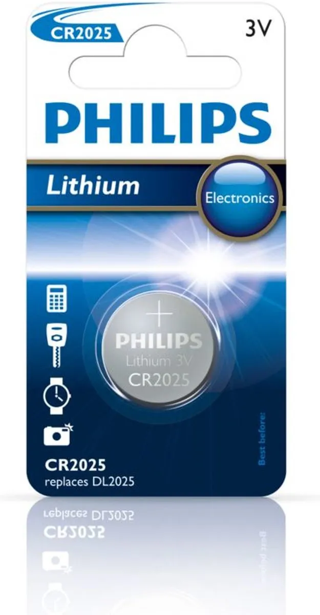 Philips Minicells CR2025 Knoopcel