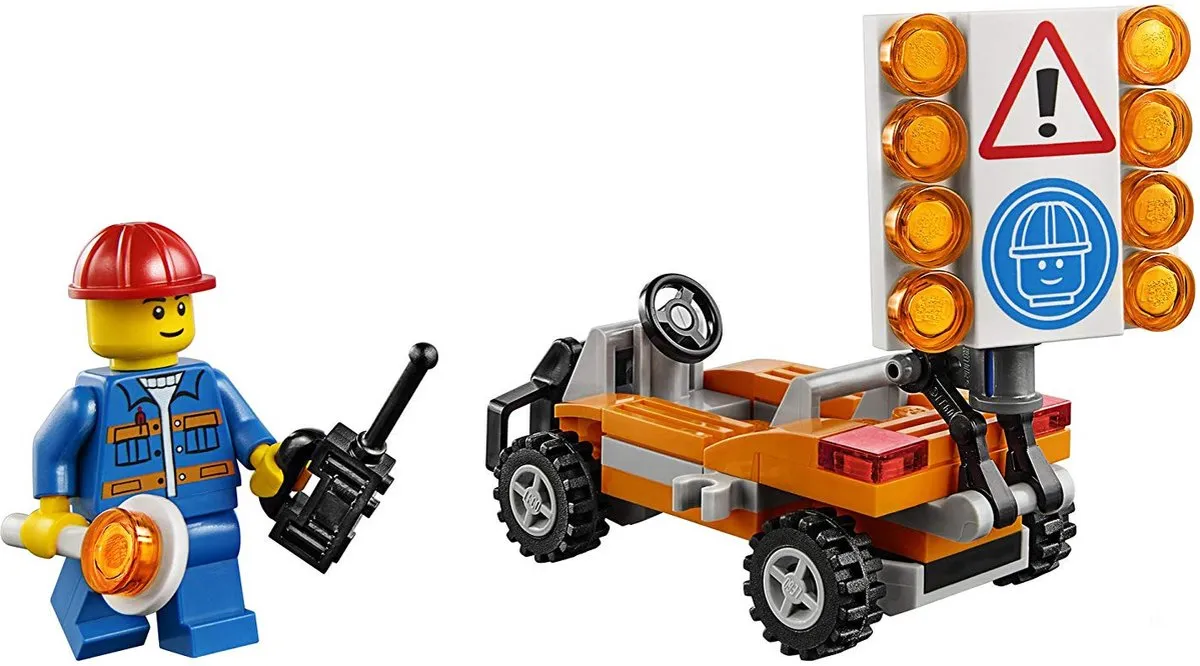 LEGO 30357 Bouwspeelgoed - 51 Stukken - 1 Minifiguur - Oranje/Blauw