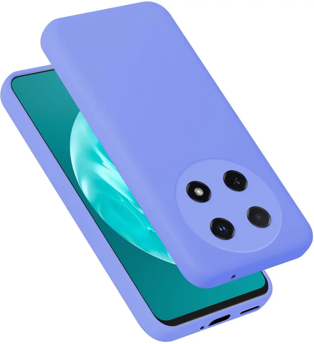 Cadorabo Hoesje geschikt voor Huawei Nova 12i Case in Liquid Lichte Paars Besche