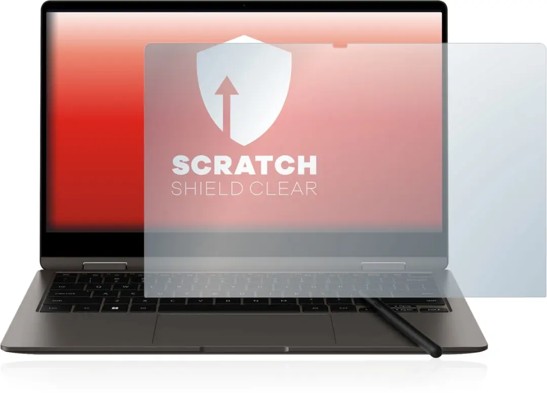 upscreen Scratch Shield Screenprotector Samsung Galaxy Book3 360 13" - Transparant - afbeelding 5 van 6