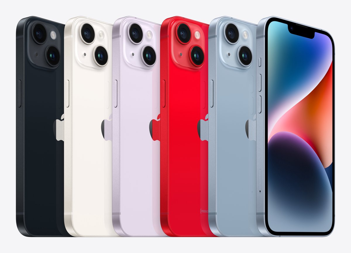 Apple iPhone 14 - 256GB - Rood