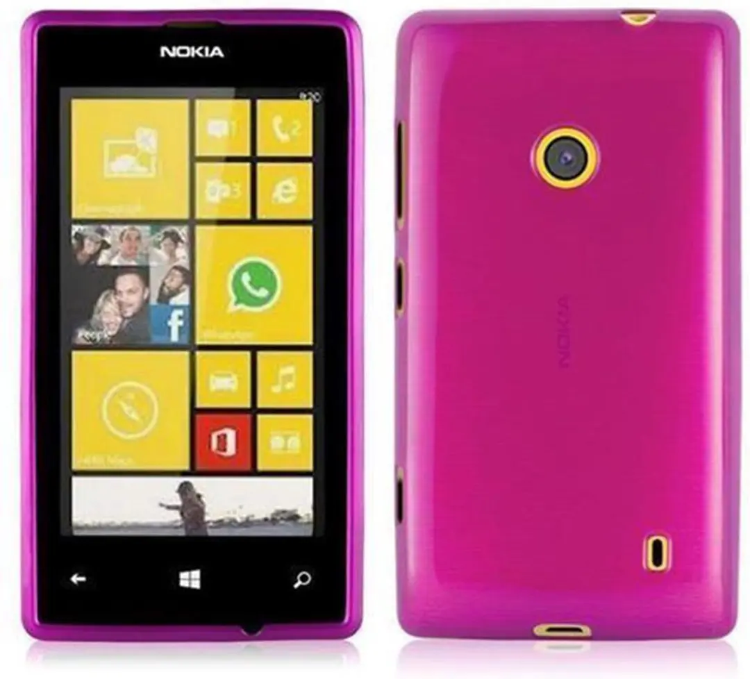 Cadorabo Hoesje geschikt voor Nokia Lumia 525 in ROZE