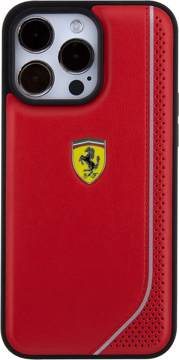 Ferrari iPhone 15 Pro Max Hoesje - Rood