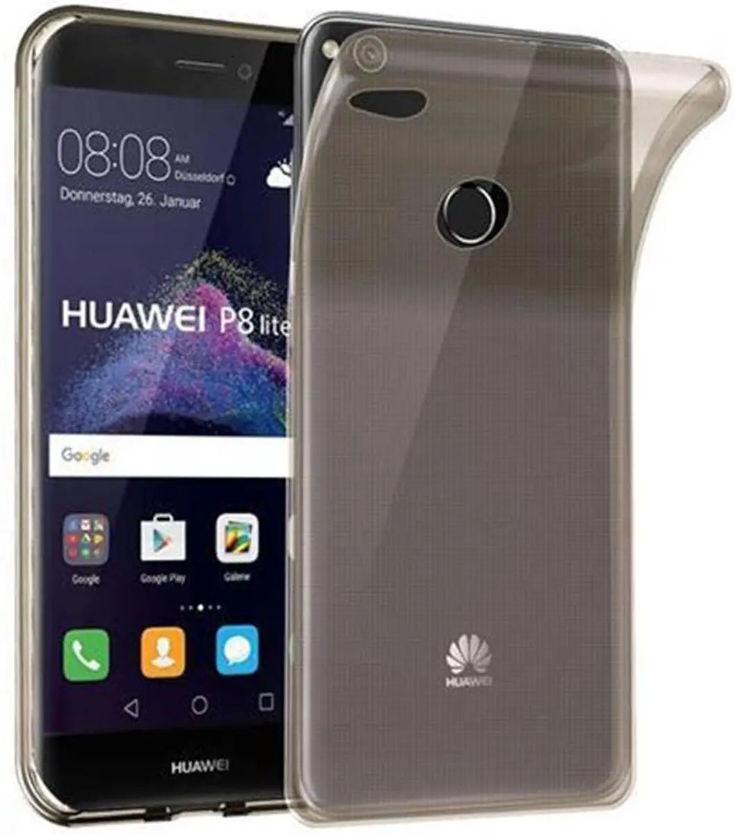 Cadorabo Hoesje geschikt voor Huawei P8 LITE 2017 / P9 LITE 2017 in TRANSPARANT