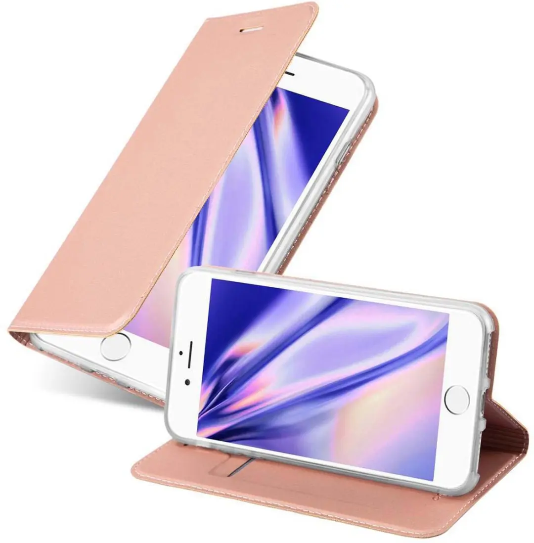 Cadorabo Hoesje geschikt voor Apple iPhone 7 / 7S / 8 / SE 2020 in CLASSY ROSE G